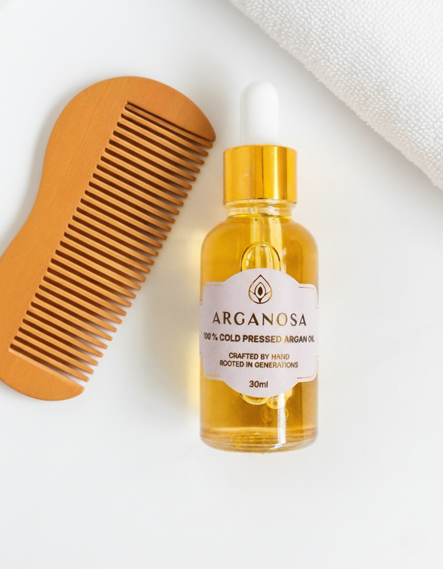 Arganosa 100% pure cold-pressed argan oil bottle